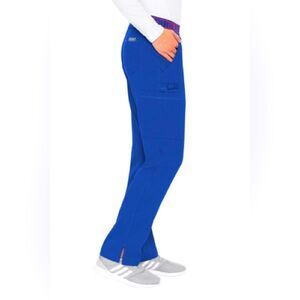 MedCouture Royal Blue Style7739 Women's Scrub Pant StraightLeg EUC size MP